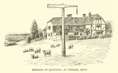 Remains of Quintain, at Offham, Kent